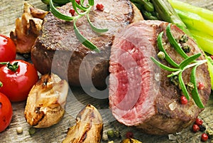 Juicy Organic Grilled Steak