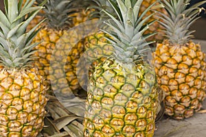 Juicy pineapples