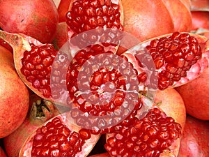 Juicy Pomegranate Background