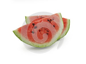 Juicy slice watermelon