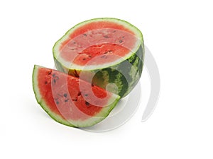 Juicy slice watermelon