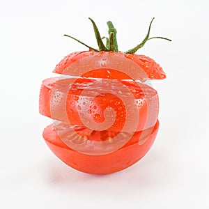 Juicy Sliced Tomato