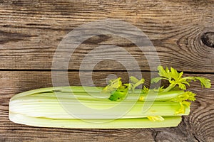 Juicy stemmed celery