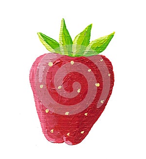 Juicy strawberry photo