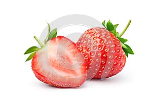 Juicy Strawberry with half sliced