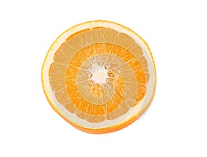 Juicy sweet orange half