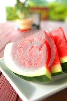 Juicy watermelon