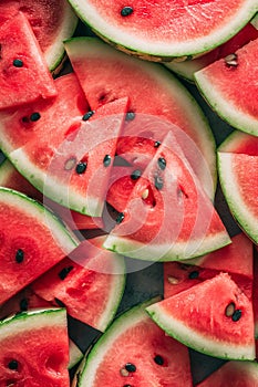 Juicy watermelon background, exudes deliciousness fruit
