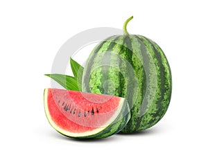 Juicy Watermelon with slices