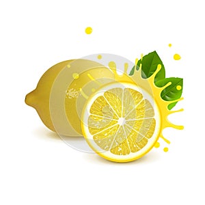 Juicy Whole Lemon and Half Lemon