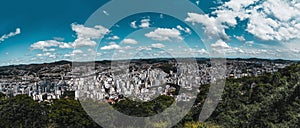 Juiz de Fora panoramic cityscape from a high point photo