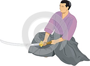 Jujitsu Vector Illustration photo