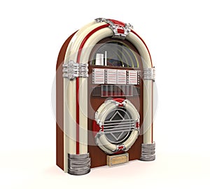 Juke Box Radio Isolated