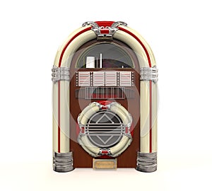 Juke Box Radio Isolated