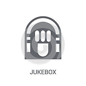 Jukebox icon. Trendy Jukebox logo concept on white background fr