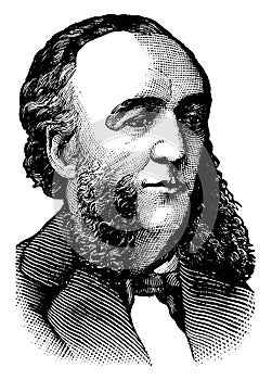 Jules Ferry, vintage illustration