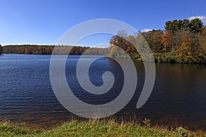 Julian Price Lake at Blowing Rock, North Carolina