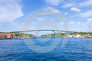 Juliana Queen Bridge in the city of Willemstad