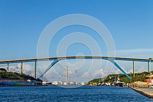 Juliana Queen Bridge in the city of Willemstad