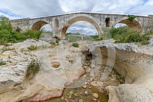 The Julien bridge, a Roman bridge in the Luberon