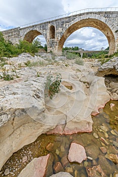 The Julien bridge, a Roman bridge in the Luberon