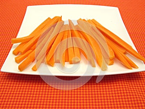 Julienne carrots