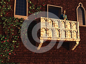 Juliet on her balcony photo