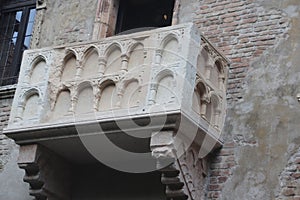 Julietâ€™s balcony in Verona