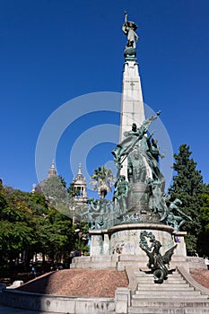 Julio de Castilhos Monument in Praca Matriz, Porto Alegre, Rio Grande do Sul, Brazil