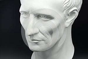 Julius caesar roman emperor gypsum bust