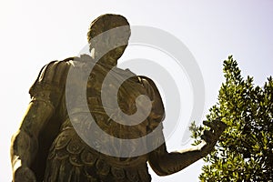 Julius Casar statue in Rome