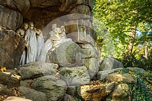 Julius Zeyer memorial in Chotkovy sady orchards in