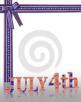 July 4Th background border