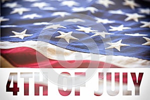 July 4th, Independence day of US America concept