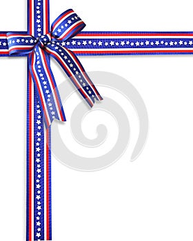 July 4th Patriotic Border Ribbons