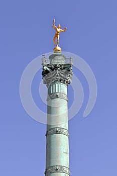 The July Column (Colonne de Juillet) in Paris.