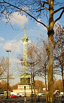 The July Column at the Place de la Bastille