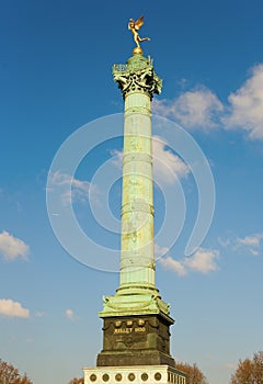 The July Column at the Place de la Bastille