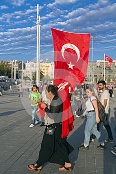 July 15 Coup Attempt Protests in Istanbul