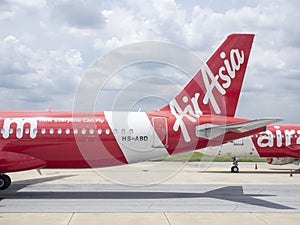 10 july 20, Donmueng airport,  bangkok, Thailand. Many aircraft are grounded do to no passenger during covid19 and coronavirus pan