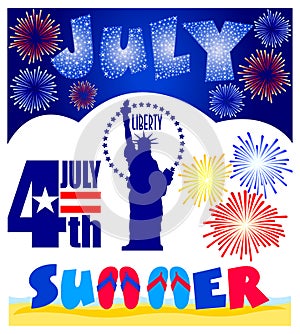 July Events Clip Art Set/eps