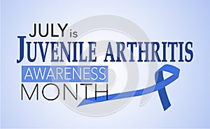 July is juvenile arthritis awareness month