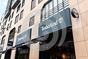 Timberland Store brand board