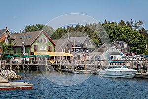 July 4, 2019:  Port Clyde, a small fishing village in coastal Maine, on a summer day