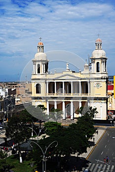 Santa Maria Church in the historic center of Chiclayo is even a museum not only a religiouse site