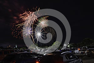 July 4th fireworks display in Prattville 2020