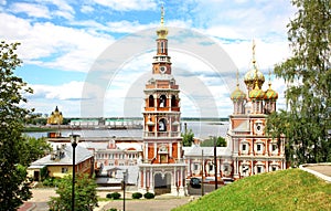 July view Stroganov Church Nizhny Novgorod