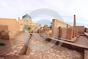 Juma mosque in Ichan Kala in Khiva city, Uzbekistan