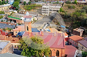 Jumah Mosque in Abanotubani district in the Old Town of Tbilisi. Georgia photo