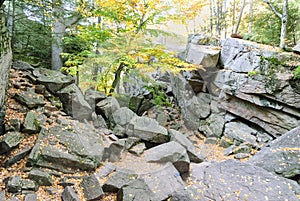 Jumble of granite